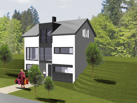 Vergrößerung Einfamilienhaus Leutnitz